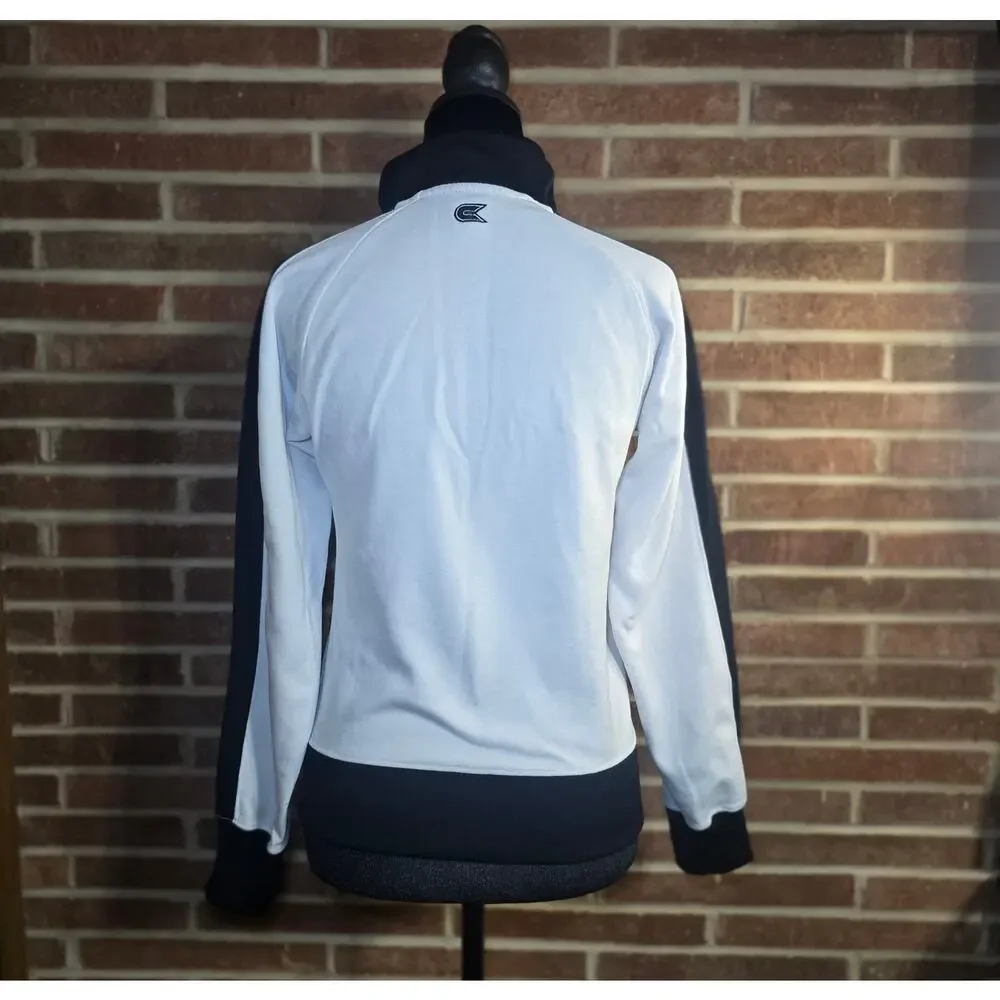 Colosseum Wake Forest Demon Deacons Women's Full Zip Track Jacket Large White